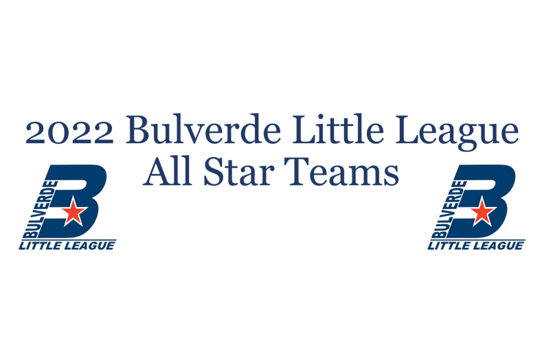 2022 Bulverde Little League All Star Teams
