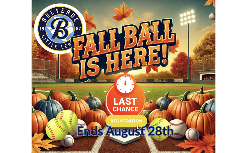 2025 Fall Registration is Now Open