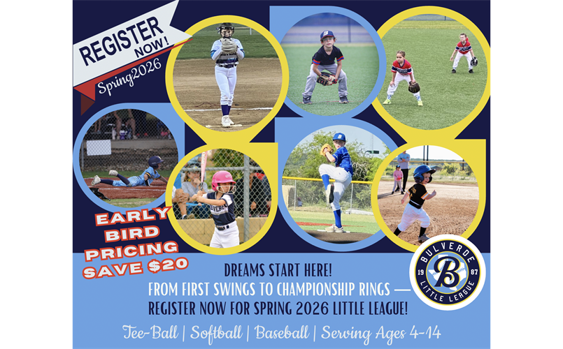 2026 Spring Registration NOW OPEN
